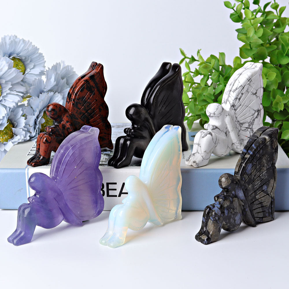 3.5 inch Fairy Crystal Carving Figurine