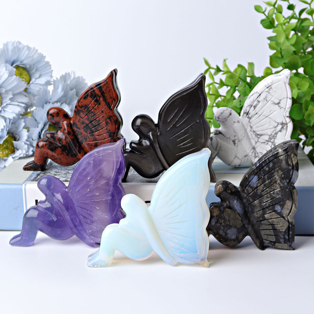 3.5 inch Fairy Crystal Carving Figurine