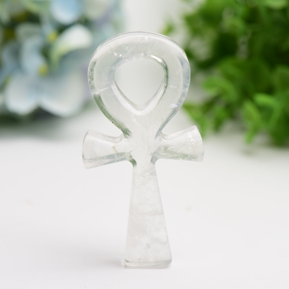 3.5-inch Mixed Crystal Anka Carving for Healing Energy