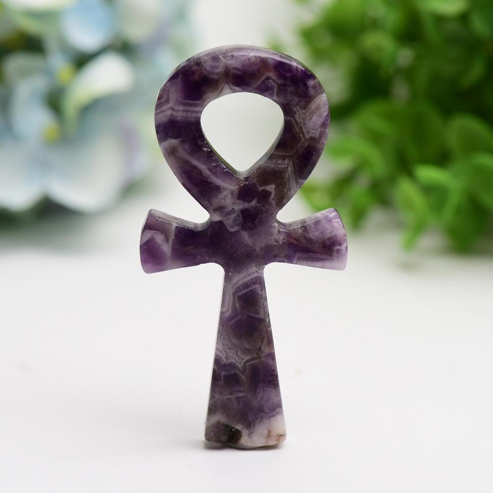 3.5-inch Mixed Crystal Anka Carving for Healing Energy