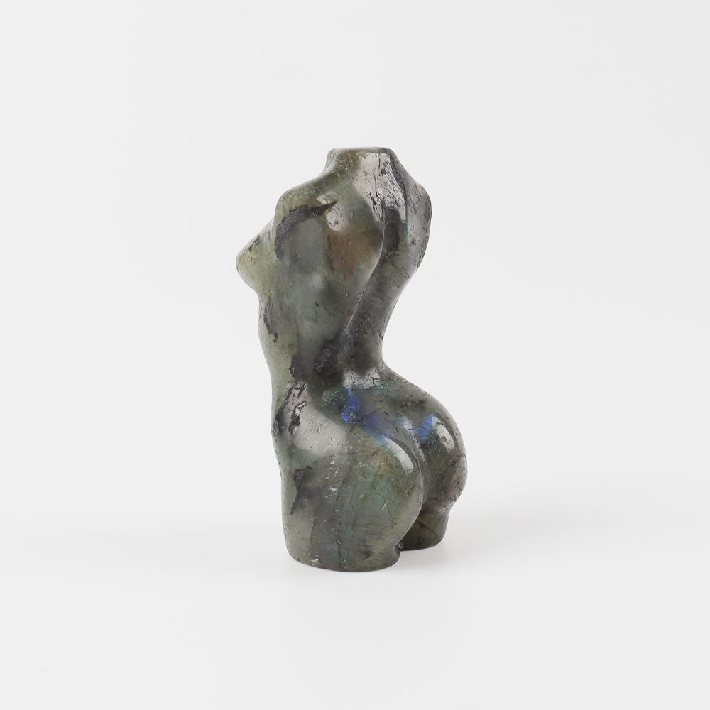 3.5" Labradorite Healing Crystal Figurine Carving