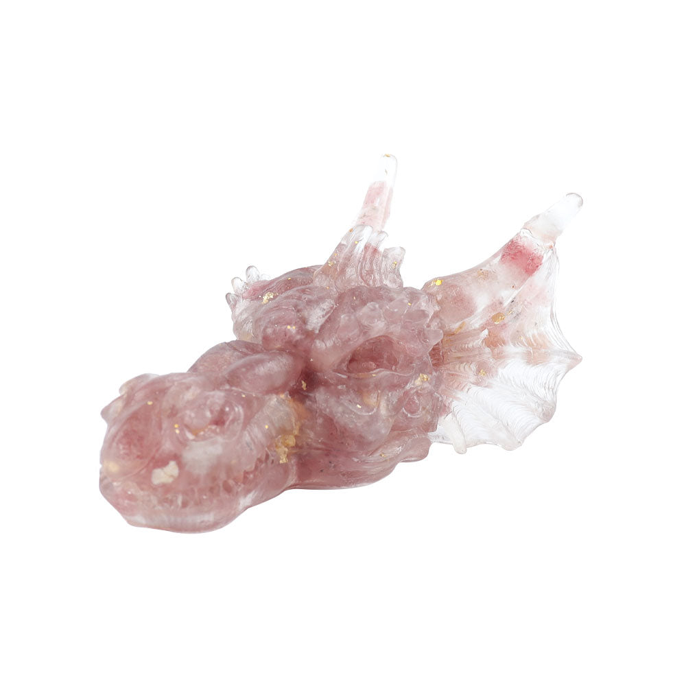 3.5in Resin Chinese Dragon Head Figurine for Prosperity