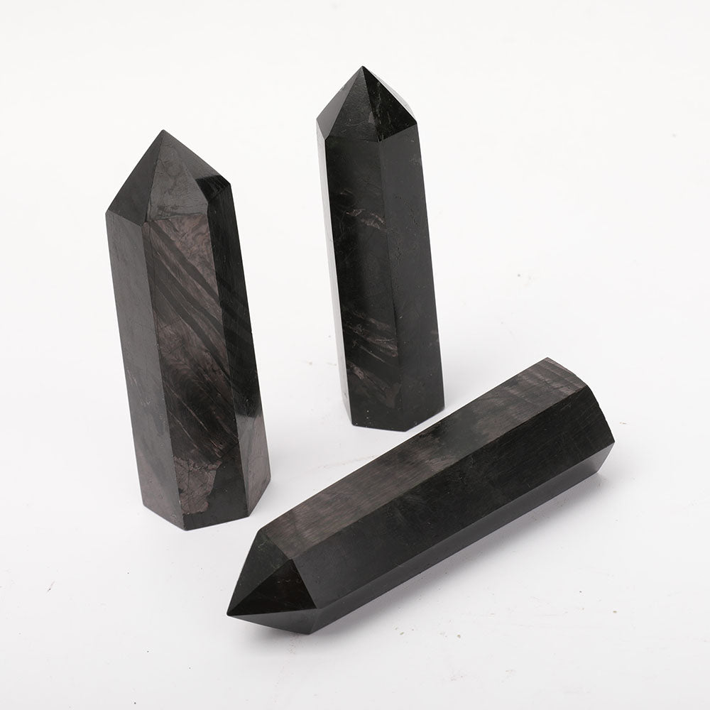 3.7-4" Hypersthene Crystal Point for Energy Healing