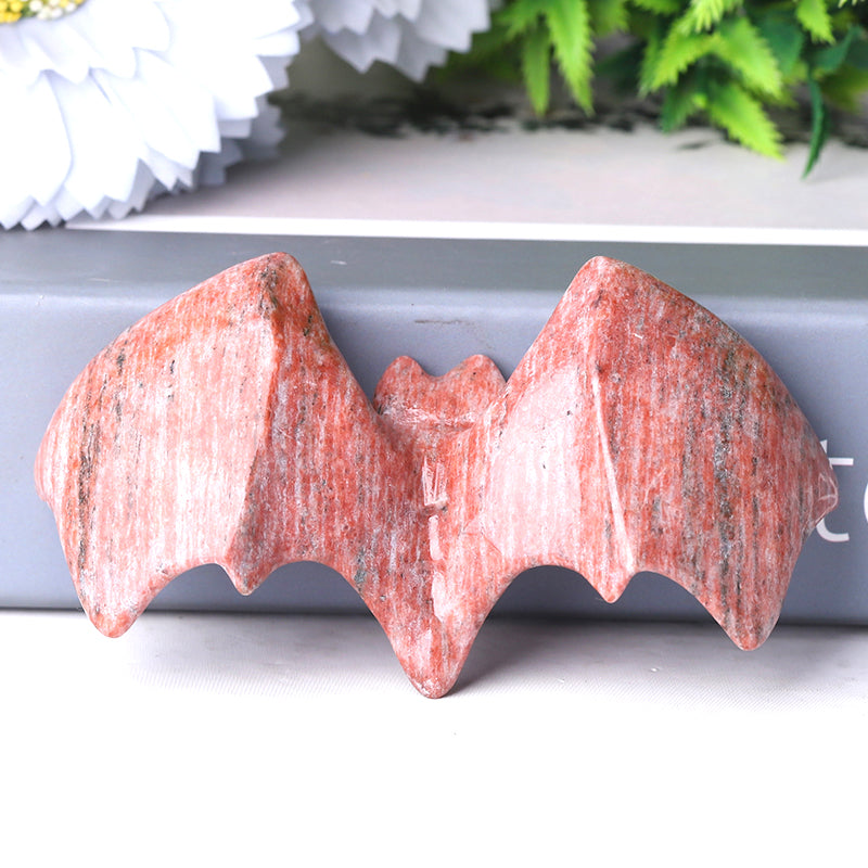 3.7 inch Sesame Stone Bat Crystal Figurine