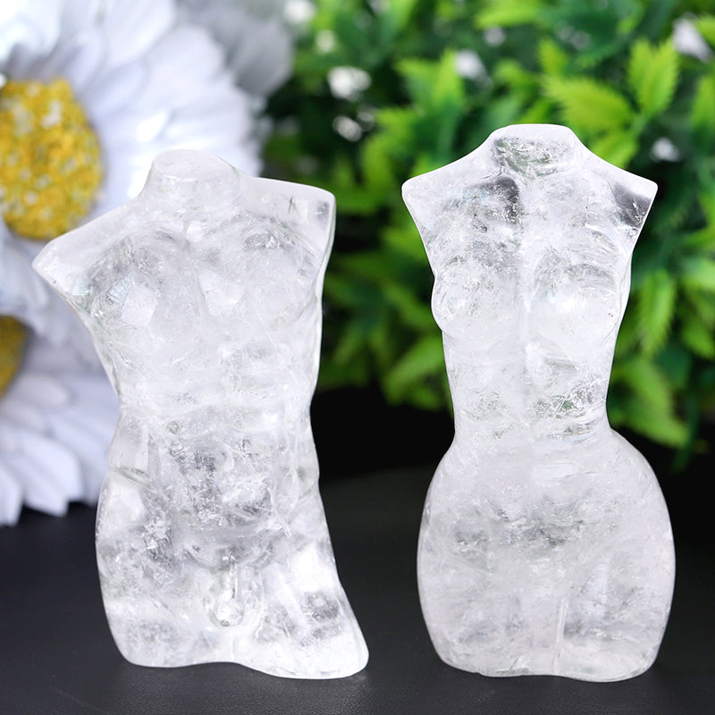 3-Inch Clear Quartz Figurine for Healing & Meditation