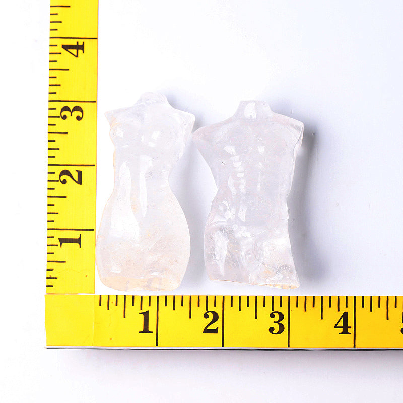 3-Inch Clear Quartz Figurine for Healing & Meditation