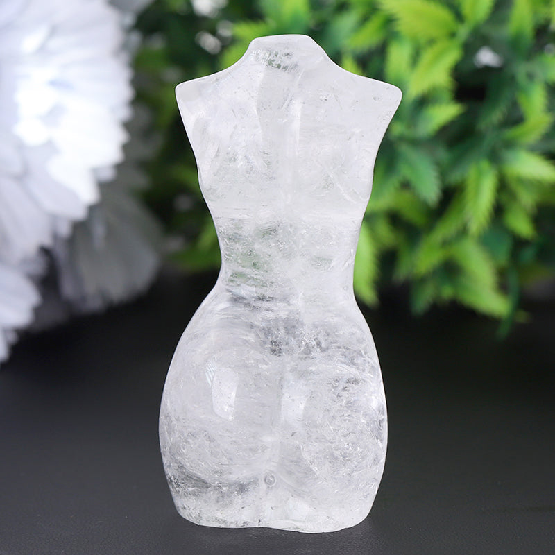 3-Inch Clear Quartz Figurine for Healing & Meditation