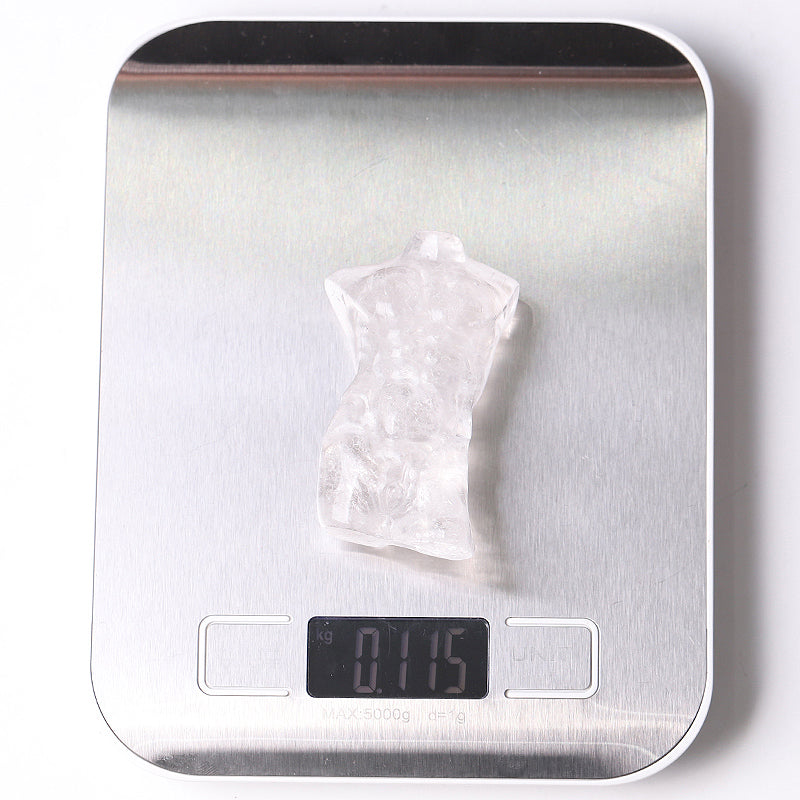3-Inch Clear Quartz Figurine for Healing & Meditation