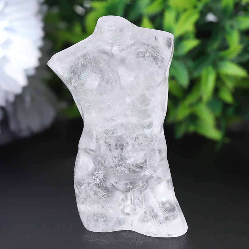3-Inch Clear Quartz Figurine for Healing & Meditation