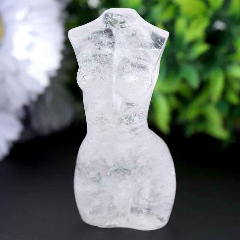 3-Inch Clear Quartz Figurine for Healing & Meditation
