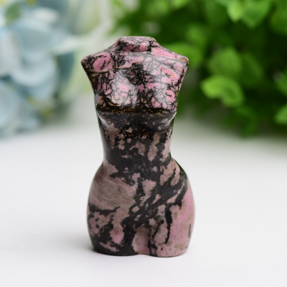 3-Inch Crystal Torso Figurine Carving | Healing Sounds