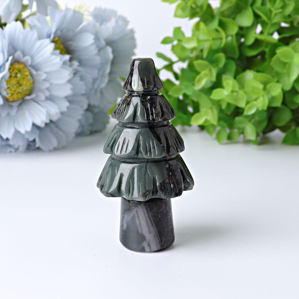3-Inch Crystal Tree Carving | Healing Gemstone Sculpture