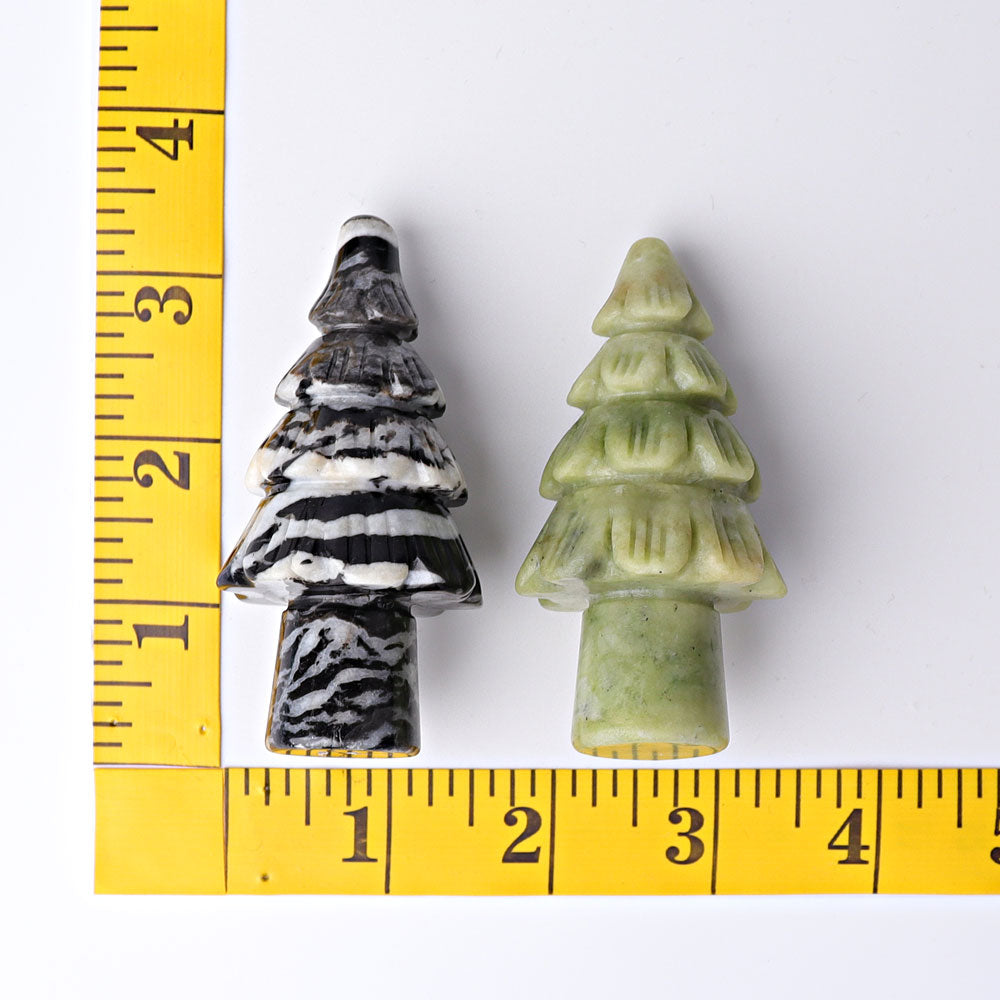 3-Inch Crystal Tree Carving | Healing Gemstone Sculpture