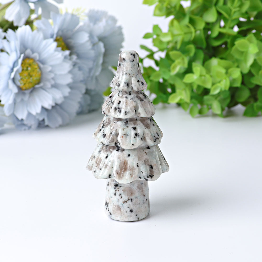 3-Inch Crystal Tree Carving | Healing Gemstone Sculpture