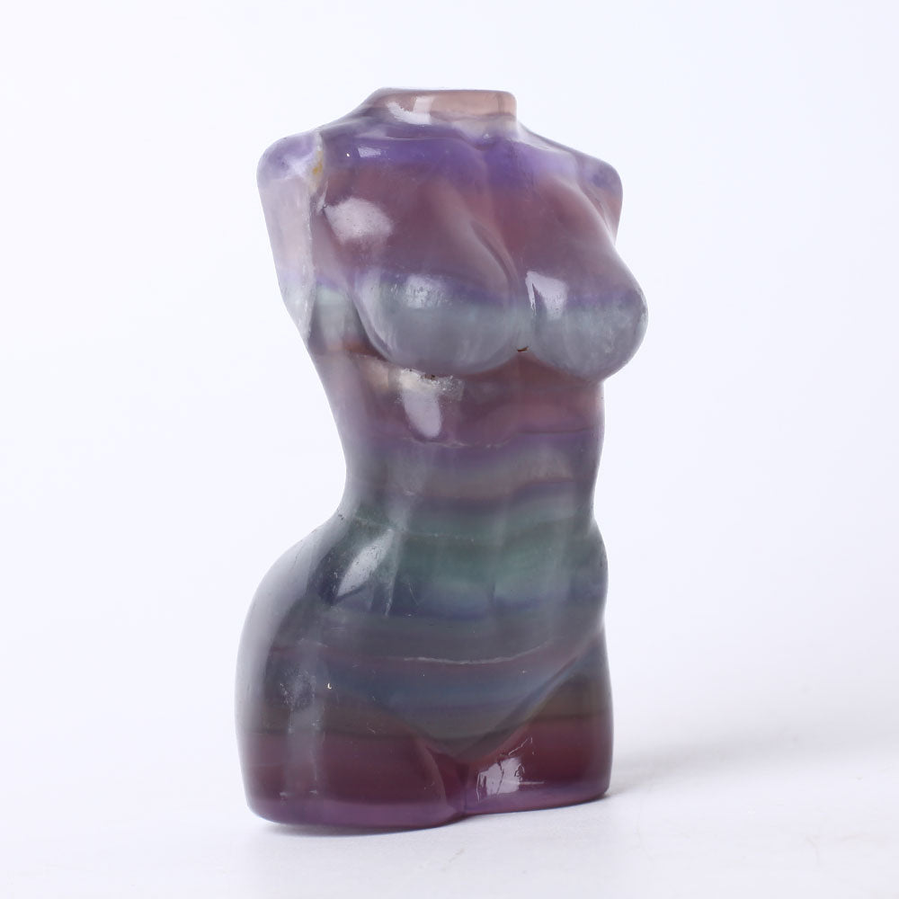 3-inch Fluorite Crystal Figurine Carving for Healing