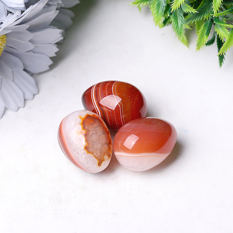 30mm Sardonyx Crystal Egg for Healing & Balance