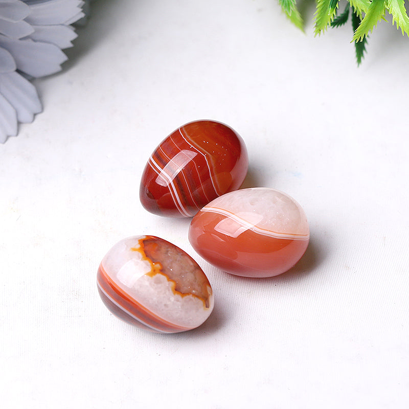 30mm Sardonyx Crystal Egg for Healing & Balance