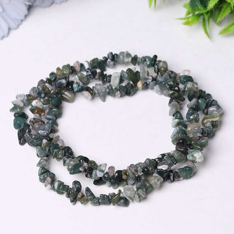 32 Inch Natural Crystal Chips String for DIY Jewelry
