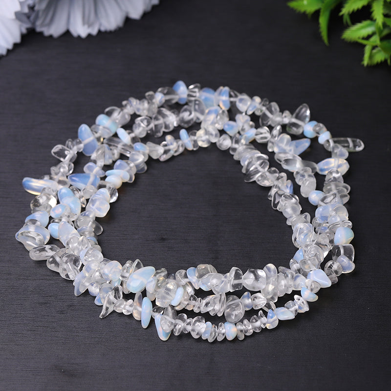 32 Inch Natural Crystal Chips String for DIY Jewelry