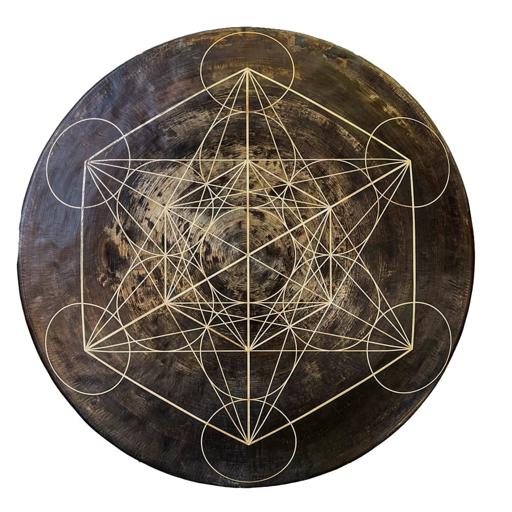 32’ Metatron’s Cube Sacred Geometry Gong - On sale