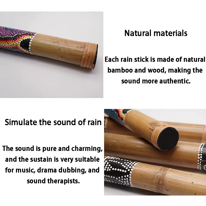 Bamboo Chimes Germany Minority Rain Stick a Niche Pseudo Sound Therapy Percussion Instruments Professional Rain Sound Tube