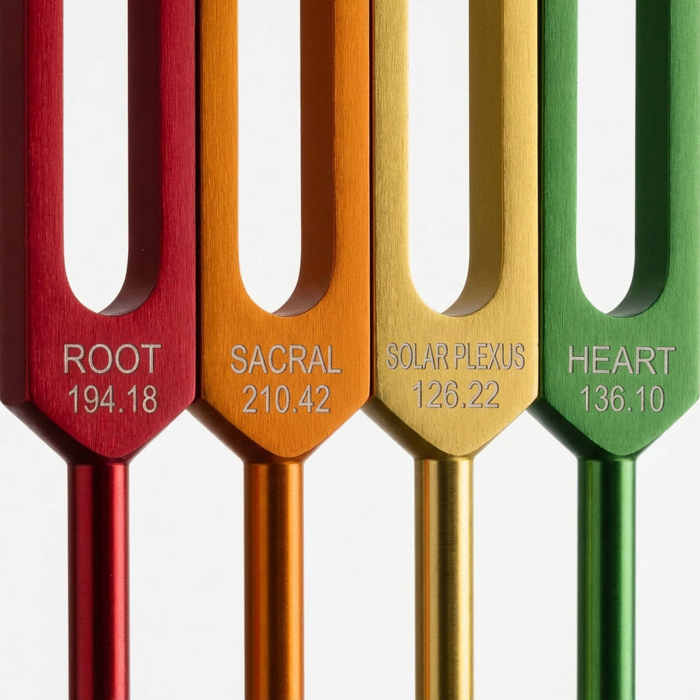 Professional Solfeggio tuning fork set
