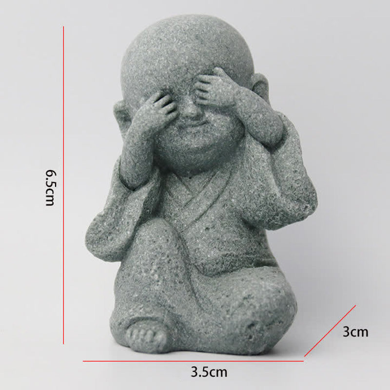 Handmade Sandstone Buddha Statue for Meditation and Serenity