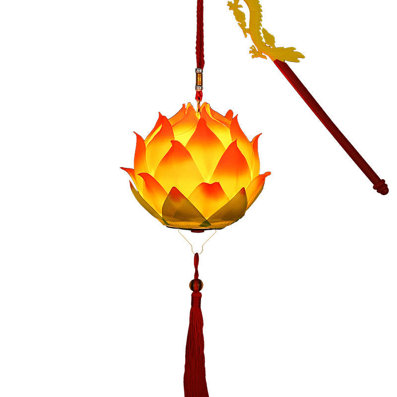 DIY Lotus Flower Dragon Lantern | Spiritual Home Accent