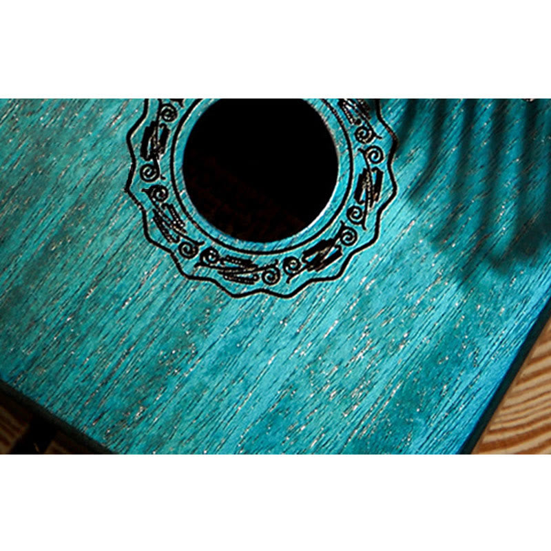 17 Keys Mahogany Wood Meditation Kalimba Thumb Piano