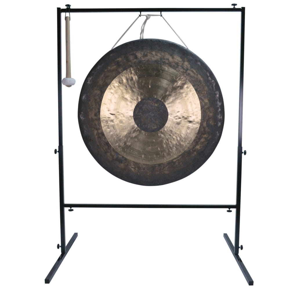 36’ Chinese Gong Set for Sound Therapy with Stand - Huge Chinese Gongs with Stand Combos 36’