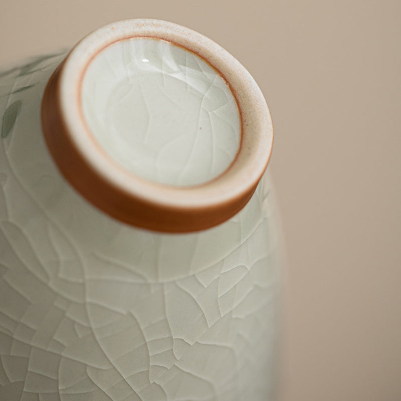 50ml Ceramic Teacup with Koi Fish Lotus Design for Meditation