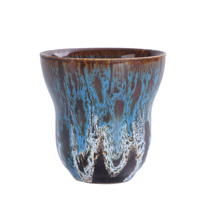 Vintage Kiln Change Ceramic Coffee Mug 150ml Zen Decor