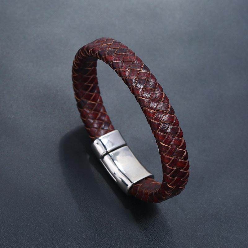 Unisex Titanium Steel Yin Yang Bracelet for Balance 22.5cm