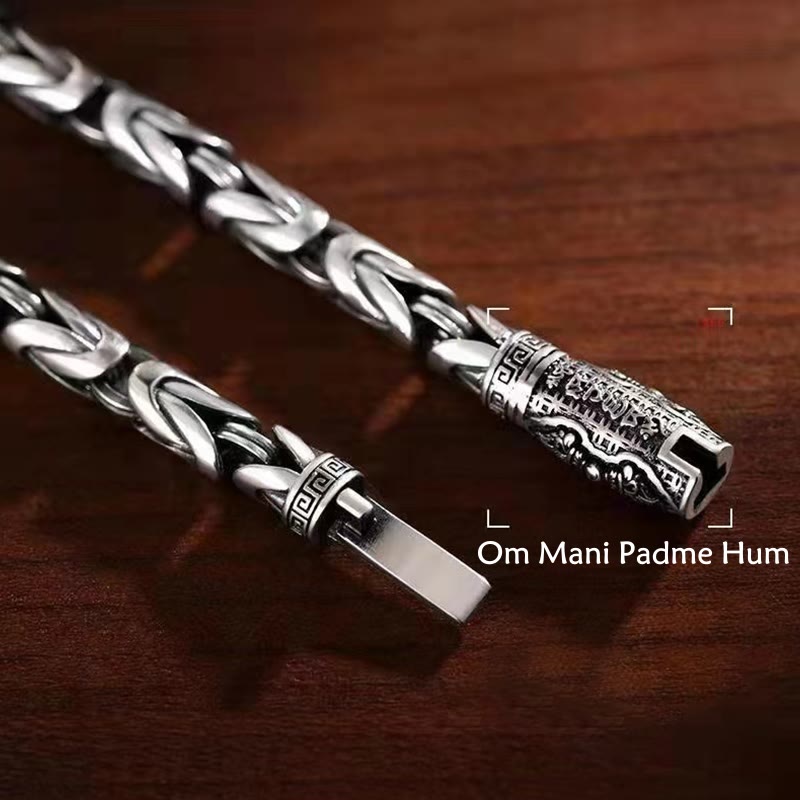 Copper Om Mani Padme Hum Bracelet | Peace and Love Symbol