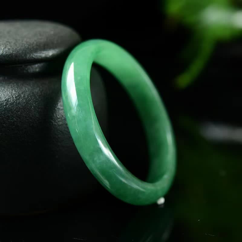 Jade Bangle Bracelet 58mm for Abundance & Protection