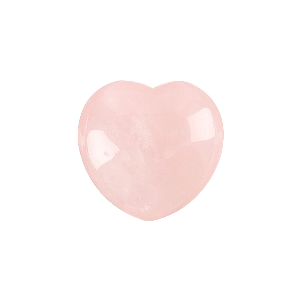 3cm Rose Quartz Heart-Shaped Palm Stone for Healing