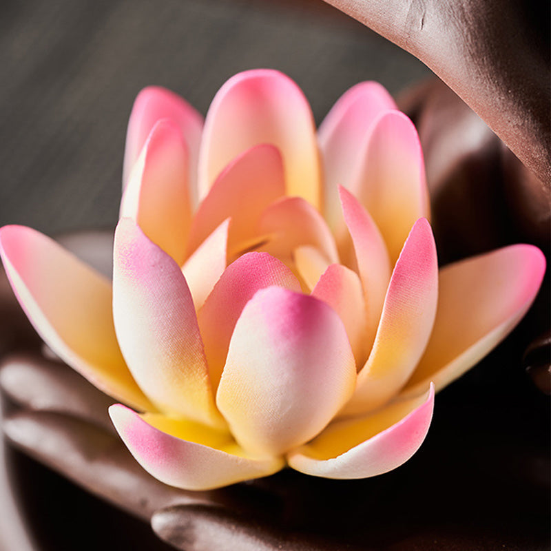 Lotus Bergamot Backflow Incense Burner for Meditation