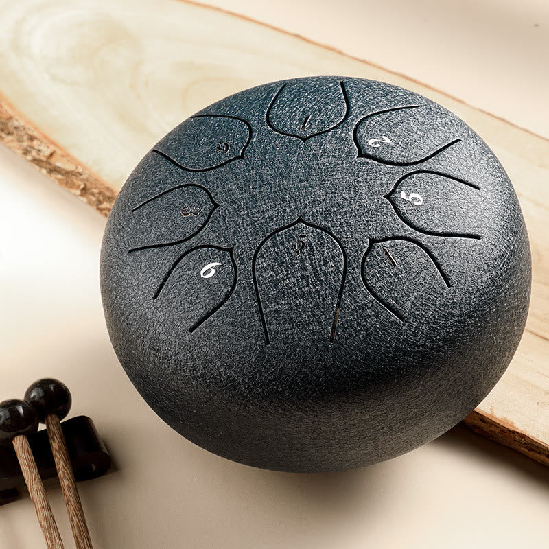 8 Note Steel Tongue Drum Kit for Meditation & Sound Healing