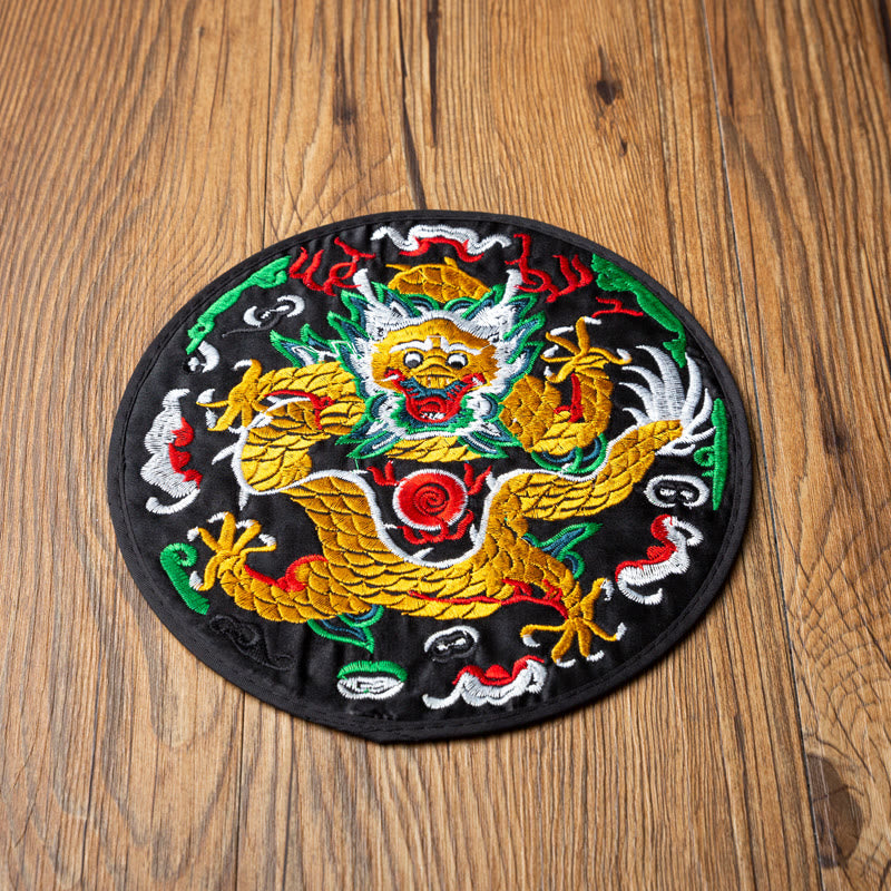 Dragon Embroidery Tea Mat | Spiritual Home Accents 19cm