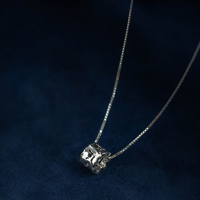 Om Mani Padme Hum Necklace | 925 Sterling Silver Pendant