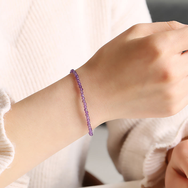 3mm Amethyst Spiritual Awareness Bracelet