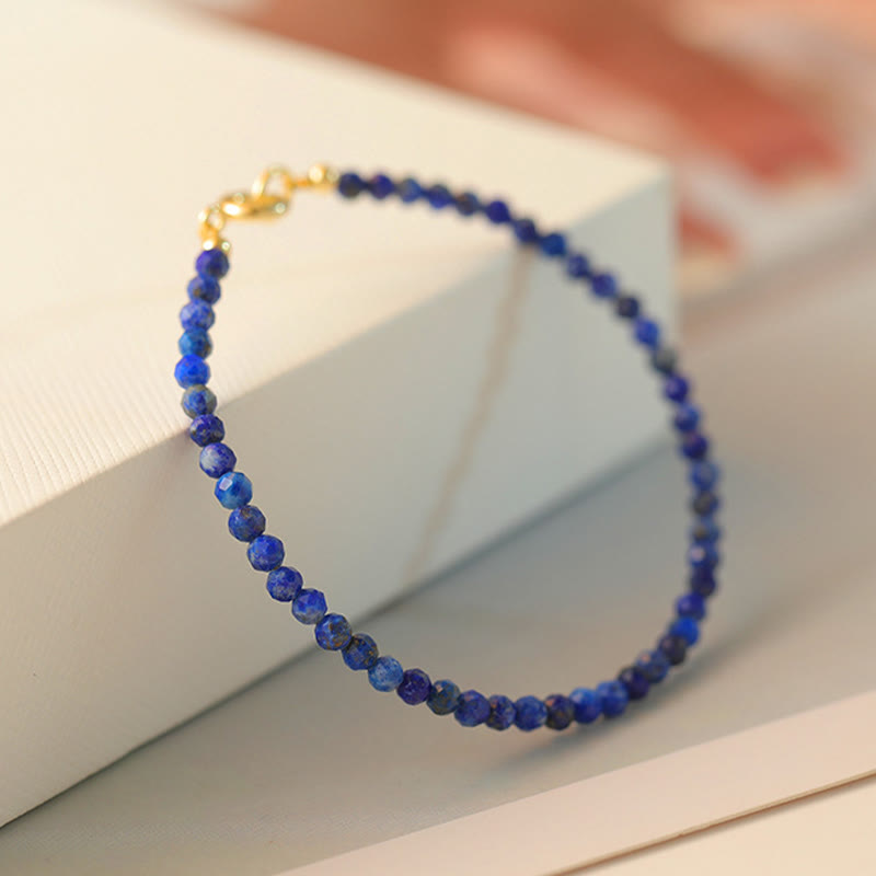 3mm Lazurite Ultra-Thin Balance Bracelet for Meditation