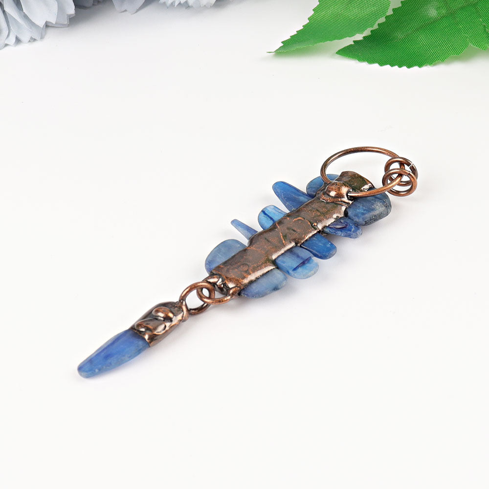 4.2 inch Blue Kyanite Pendant for Spiritual Protection
