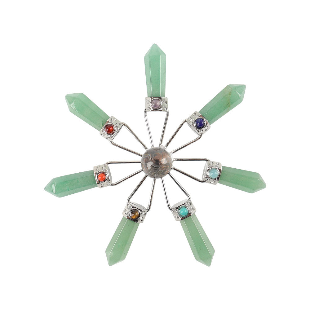 4.6 inch Green Aventurine Chakra Crystal Generator