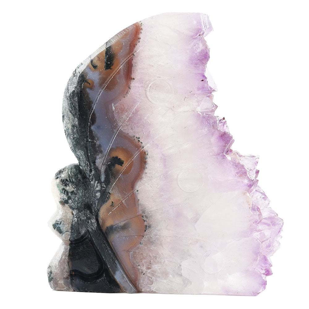4 Inch Amethyst Crystal Cluster Stone for Healing