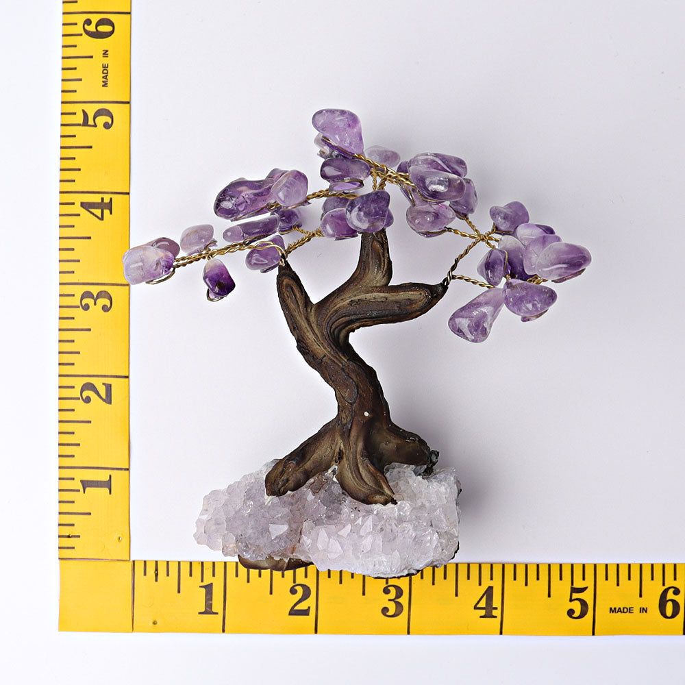 4-inch Amethyst Crystal Tree for Healing & Decor