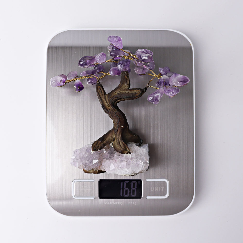 4-inch Amethyst Crystal Tree for Healing & Decor