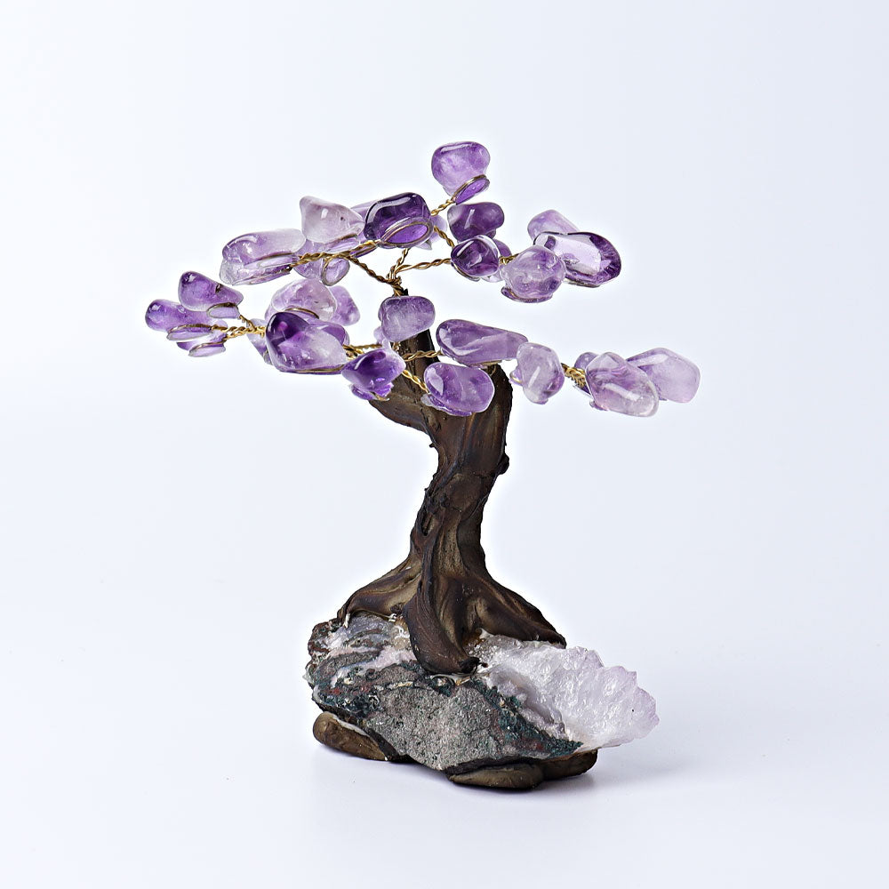 4-inch Amethyst Crystal Tree for Healing & Decor