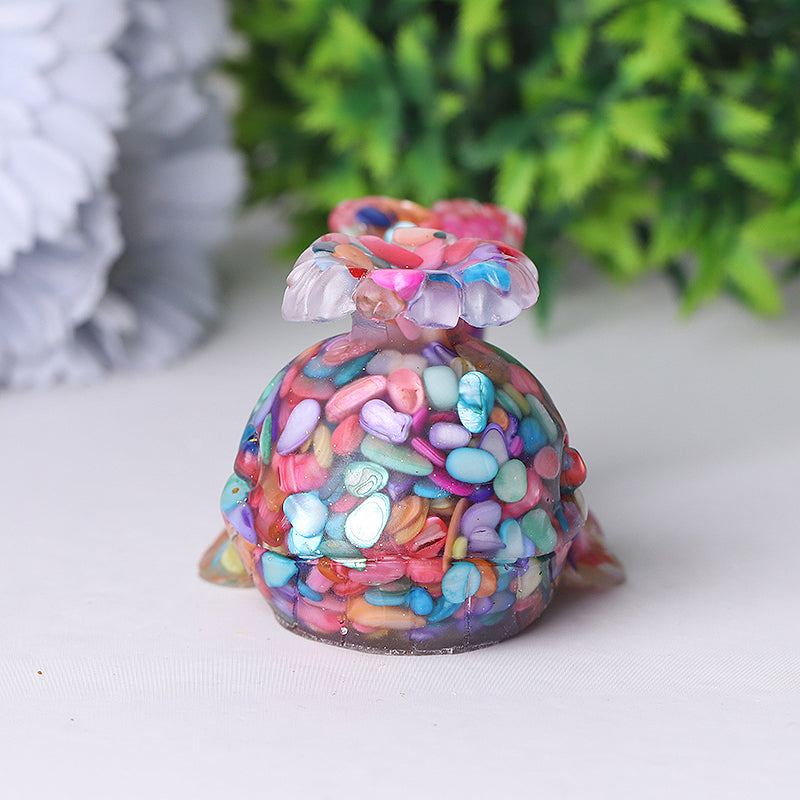 4-Inch Resin Whale Shape Spiritual Figurine