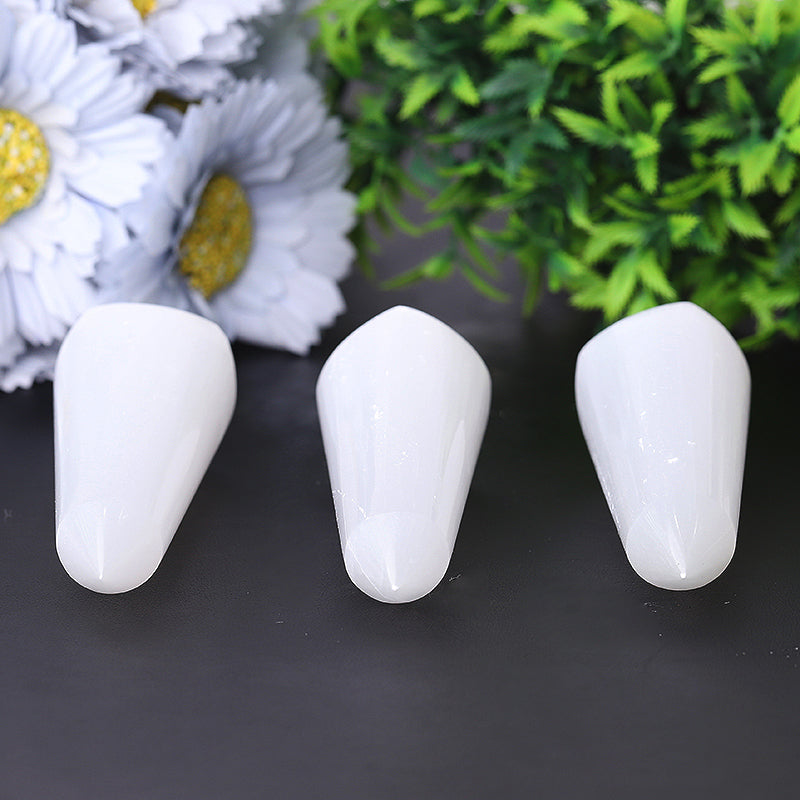 4-Inch Selenite Double Terminated Meditation Point